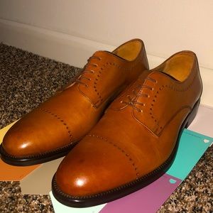 M. Gemi Italian Leather Oxfords, Men's Size 43
